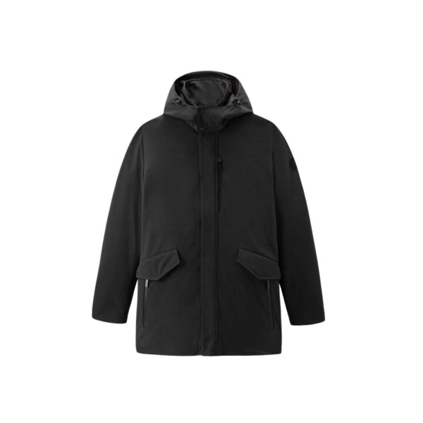 Cappotto Uomo Barrow Mac Softshell Nero WOOLRICH- Francavilla Moda