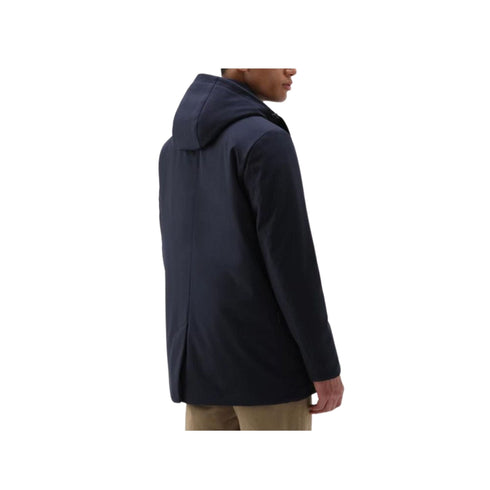 Cappotto Uomo Barrow Mac Softshell Blu WOOLRICH- Francavilla Moda