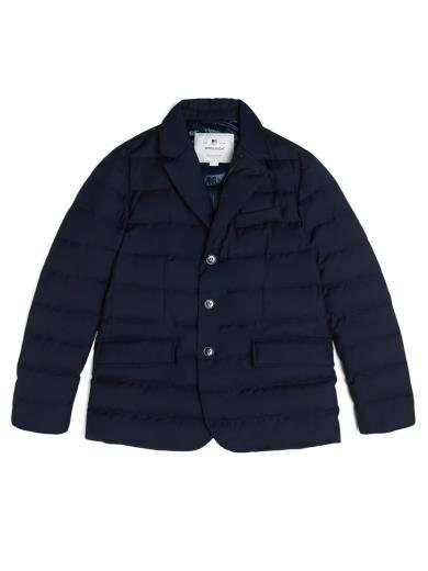 Giacca Uomo in piuma d'anatra grigia Blu Woolrich- Francavilla Moda