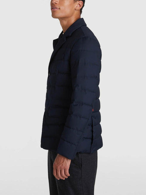 Giacca Uomo in piuma d'anatra grigia Blu Woolrich- Francavilla Moda