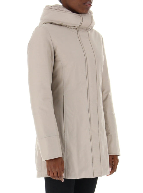 Woolrich Parka medio Parka Donna Boulder Mastice A23-WOOLRICHCFWWOU0724FRUT0001-LIT-XS - Francavilla Moda