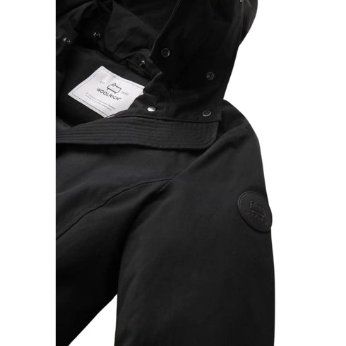Woolrich Parka medio Parka Donna Boulder Nero - Francavilla Moda