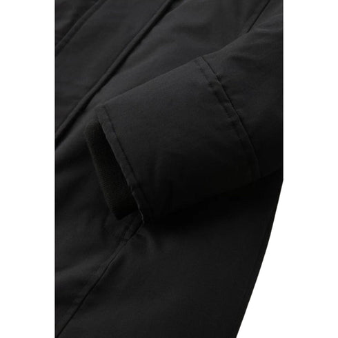 Woolrich Parka medio Parka Donna Boulder Nero - Francavilla Moda