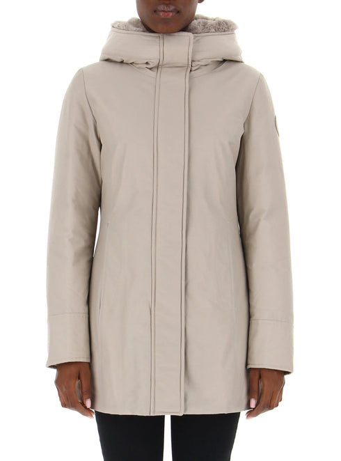 Woolrich Parka medio Parka Donna Boulder Mastice A23-WOOLRICHCFWWOU0724FRUT0001-LIT-XS - Francavilla Moda
