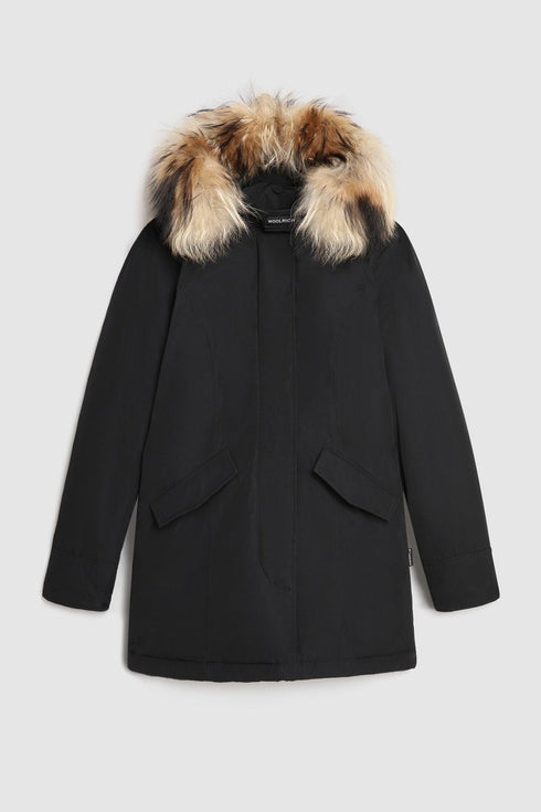 Parka Donna CFWWOU0541FRUT0573 Luxury Arctic Racoon Nero WOOLRICH- Francavilla Moda