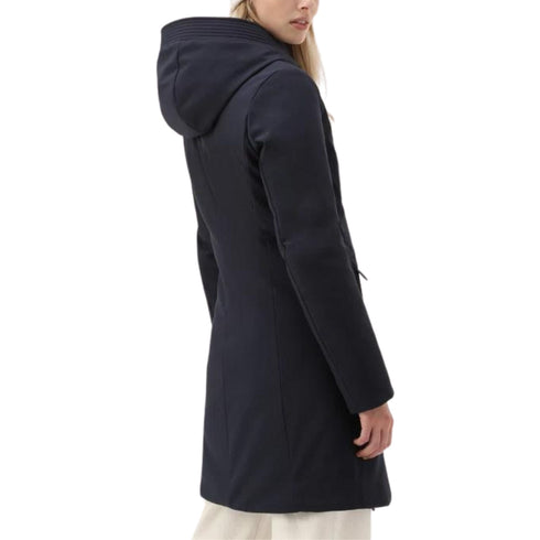 Parka Donna Firth in Softshell Blu WOOLRICH- Francavilla Moda