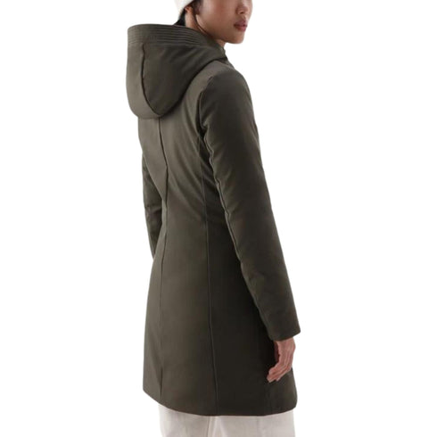 Parka Donna Firth in Softshell Verde WOOLRICH- Francavilla Moda
