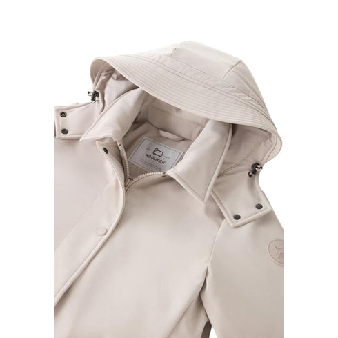 Woolrich Parka lungo Parka Donna lungo con cappuccio Firth Mastice A23-WOOLRICHCFWWOU0890FRUT3496-7125-S - Francavilla Moda