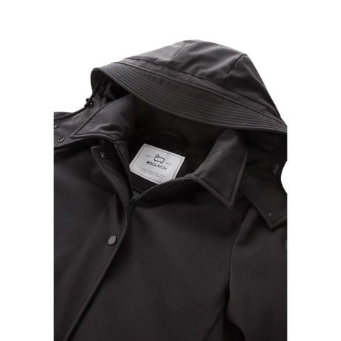 Woolrich Parka lungo Parka Donna lungo con cappuccio Firth Nero - Francavilla Moda