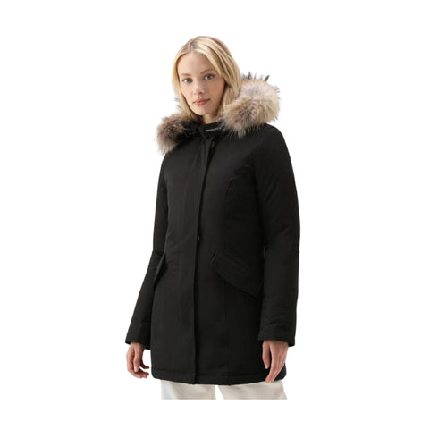 Woolrich Parka medio Parka Donna Luxury Arctic Nero - Francavilla Moda