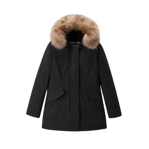 Woolrich Parka medio Parka Donna Luxury Arctic Nero - Francavilla Moda