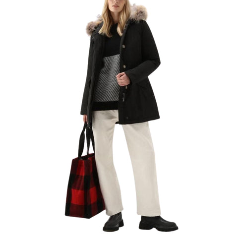 Parka Donna Luxury Arctic Nero WOOLRICH- Francavilla Moda