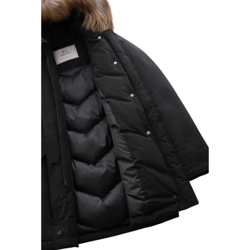 Woolrich Parka medio Parka Donna Luxury Arctic Nero - Francavilla Moda