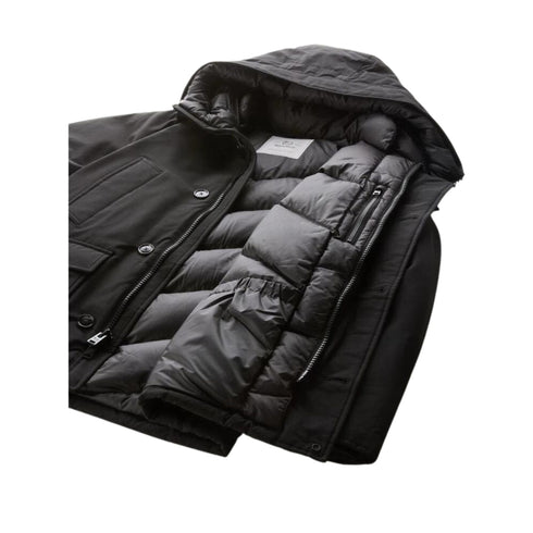 Woolrich Parka medio Parka Uomo Arctic Anorak Nero - Francavilla Moda