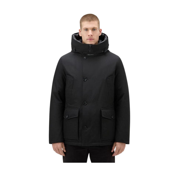Woolrich Parka medio Parka Uomo Arctic Anorak Nero - Francavilla Moda