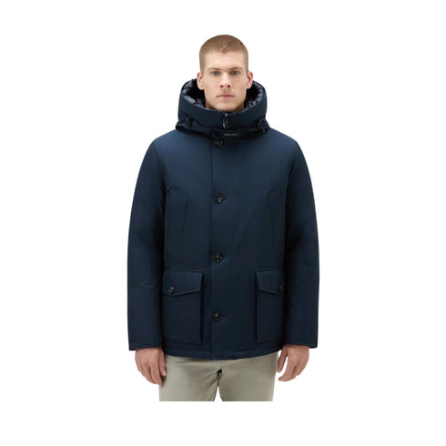 Woolrich Parka medio Parka Uomo Arctic Anorak Blu A23-WOOLRICHCFWOOU0771MRUT0001-MLB-M - Francavilla Moda