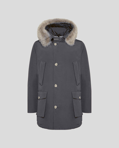 Parka Uomo Arctic Parka DF regular fit Grigio scuro WOOLRICH- Francavilla Moda
