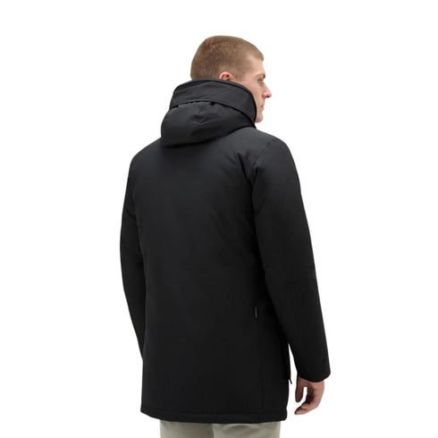 Woolrich Parka lungo Parka Uomo lungo Arctic Nero - Francavilla Moda
