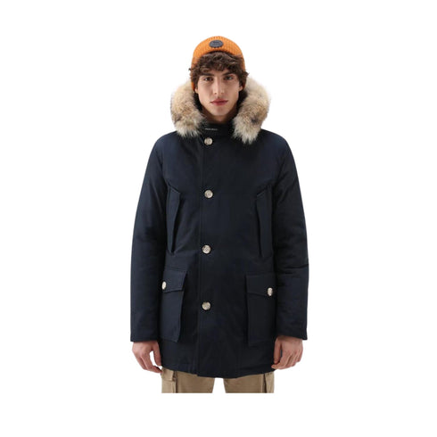 Woolrich Parka lungo Parka Uomo lungo Arctic Blu A23-WOOLRICHCFWOOU0482MRUT0001-MLB-S - Francavilla Moda