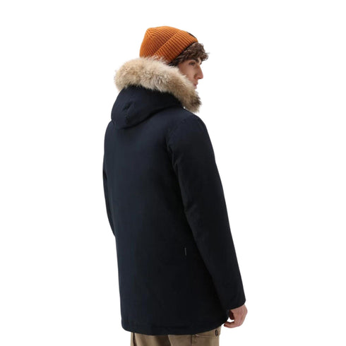 Woolrich Parka lungo Parka Uomo lungo Arctic Blu A23-WOOLRICHCFWOOU0482MRUT0001-MLB-S - Francavilla Moda