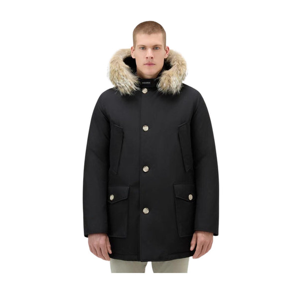 Woolrich Parka lungo Parka Uomo lungo Arctic Nero - Francavilla Moda