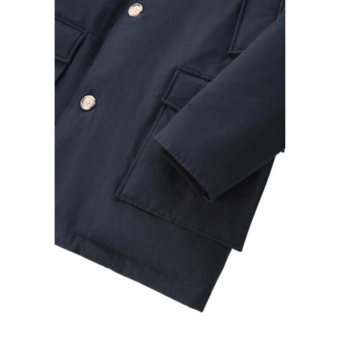Woolrich Parka lungo Parka Uomo lungo Arctic Blu A23-WOOLRICHCFWOOU0482MRUT0001-MLB-S - Francavilla Moda