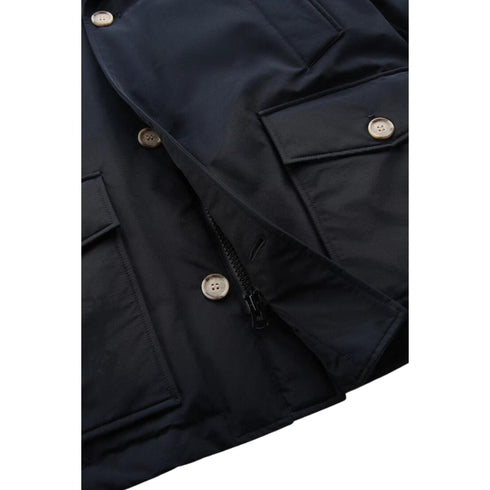Woolrich Parka lungo Parka Uomo lungo Artic Anorak Blu A23-WOOLRICHCFWOOU0484MRUT0001-MLB-S - Francavilla Moda