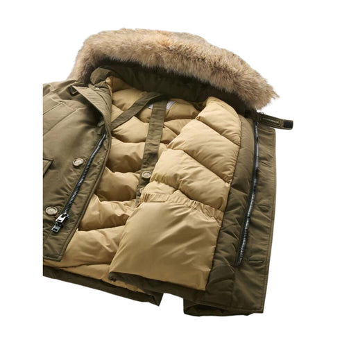 Woolrich Parka lungo Parka Uomo lungo Artic Anorak Verde militare A23-WOOLRICHCFWOOU0484MRUT0001-DAG-M - Francavilla Moda