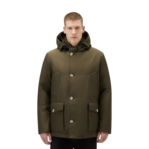 Woolrich Parka lungo Parka Uomo lungo Artic Anorak Verde militare A23-WOOLRICHCFWOOU0484MRUT0001-DAG-M - Francavilla Moda