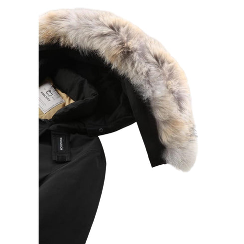 Woolrich Parka lungo Parka Uomo lungo Artic Anorak Nero - Francavilla Moda