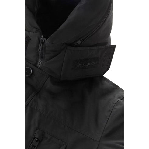 Woolrich Parka lungo Parka Uomo lungo in tessuto Ramar Nero A23-WOOLRICHCFWOOU0866MRUT0001-BLK-S - Francavilla Moda