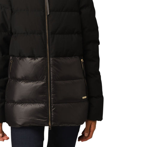 Piumino Donna corto Luxe Puffy Nero WOOLRICH- Francavilla Moda