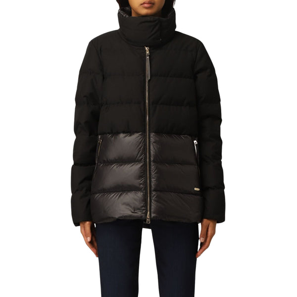 Piumino Donna corto Luxe Puffy Nero WOOLRICH- Francavilla Moda