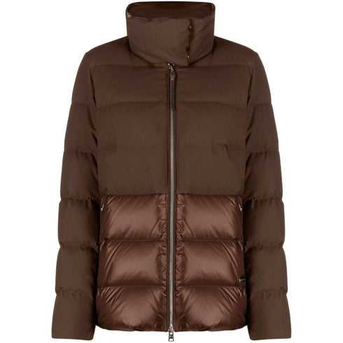 Piumino Donna corto Luxe Puffy Moro WOOLRICH- Francavilla Moda