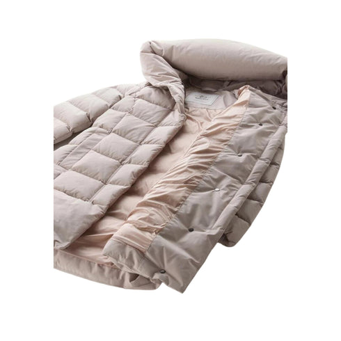 Woolrich Piumino lungo Piumino Donna lungo Puffy Mastice A23-WOOLRICHCFWWOU0685FRUT3128-7125-XS - Francavilla Moda