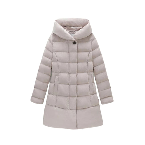 Woolrich Piumino lungo Piumino Donna lungo Puffy Mastice A23-WOOLRICHCFWWOU0685FRUT3128-7125-XS - Francavilla Moda