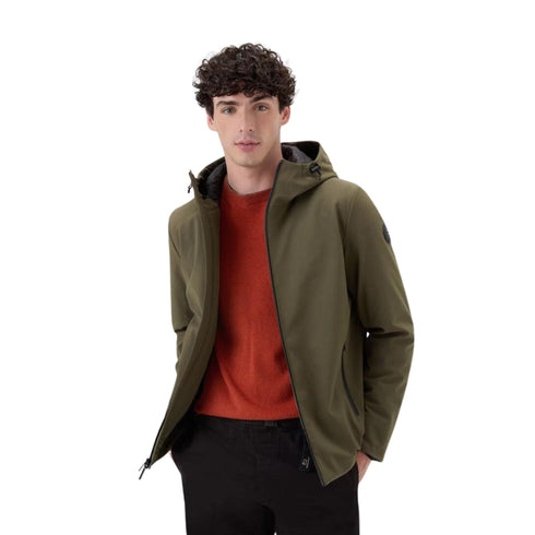 Woolrich Piumino corto Piumino Uomo corto Pacific in softshell Blu A23-WOOLRICHCFWOOU0791MRUT3496-3989-S - Francavilla Moda