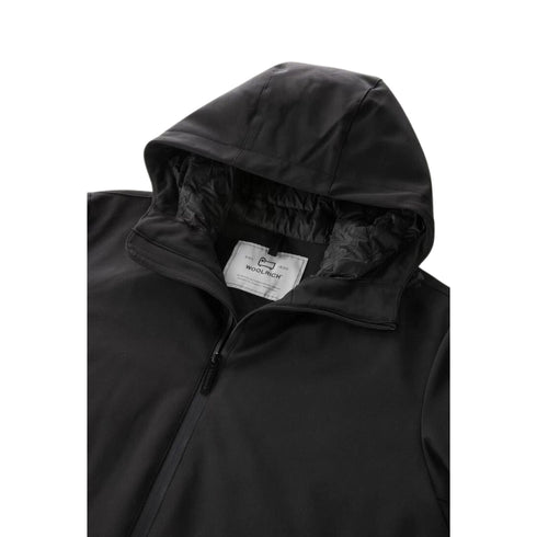 Woolrich Piumino corto Piumino Uomo corto Pacific in softshell Nero - Francavilla Moda