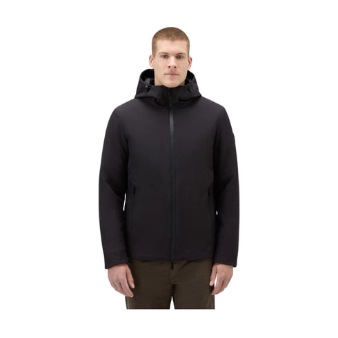 Woolrich Piumino corto Piumino Uomo corto Pacific in softshell Nero - Francavilla Moda