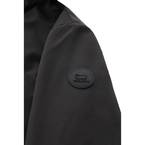 Woolrich Piumino corto Piumino Uomo corto Pacific in softshell Nero - Francavilla Moda