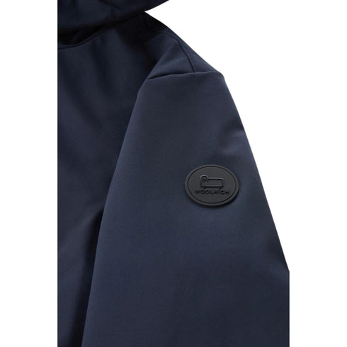 Woolrich Piumino corto Piumino Uomo corto Pacific in softshell Blu A23-WOOLRICHCFWOOU0791MRUT3496-3989-S - Francavilla Moda