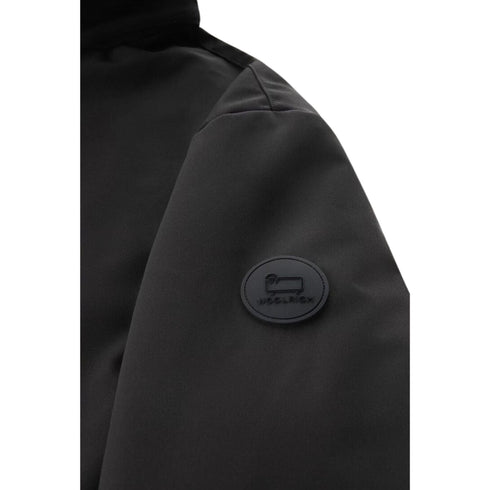 Woolrich Piumino lungo Piumino Uomo lungo in softshell Nero - Francavilla Moda