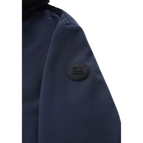 Woolrich Piumino lungo Piumino Uomo lungo in softshell Blu A23-WOOLRICHCFWOOU0792MRUT3496-3989-S - Francavilla Moda