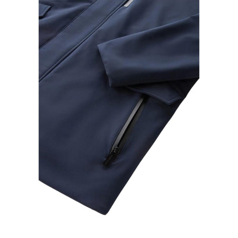 Woolrich Piumino lungo Piumino Uomo lungo in softshell Blu A23-WOOLRICHCFWOOU0792MRUT3496-3989-S - Francavilla Moda