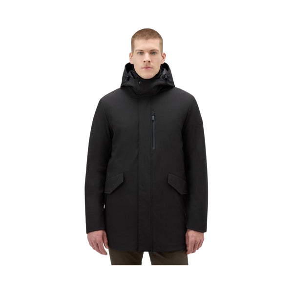 Woolrich Piumino lungo Piumino Uomo lungo in softshell Nero - Francavilla Moda