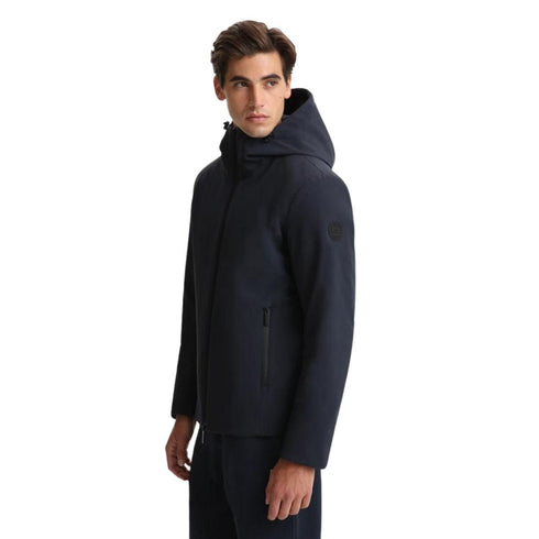 Piumino Uomo Pacific Softshell impermeabile Blu WOOLRICH- Francavilla Moda