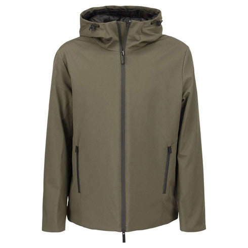 Piumino Uomo Pacific Softshell impermeabile Verde WOOLRICH- Francavilla Moda