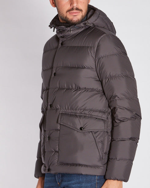 Piumino Uomo Sierra Hooded Jacket Grigio WOOLRICH- Francavilla Moda