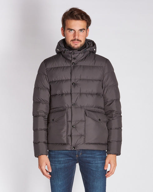 Piumino Uomo Sierra Hooded Jacket Grigio WOOLRICH- Francavilla Moda