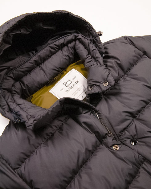 Piumino Uomo Sierra Hooded Jacket Grigio WOOLRICH- Francavilla Moda